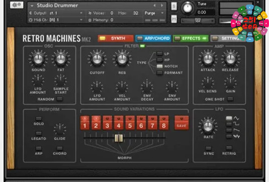 复古键盘合成 Native Instruments Retro Machines MK2 v1.3.2