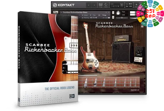 摇滚贝斯 Native Instruments Scarbee Rickenbacker Bass v1.3.0