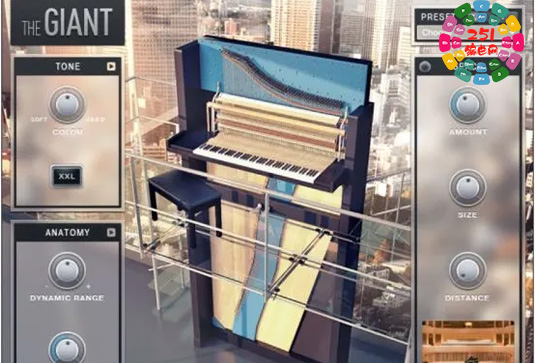 立式大钢琴 Native Instruments The Giant