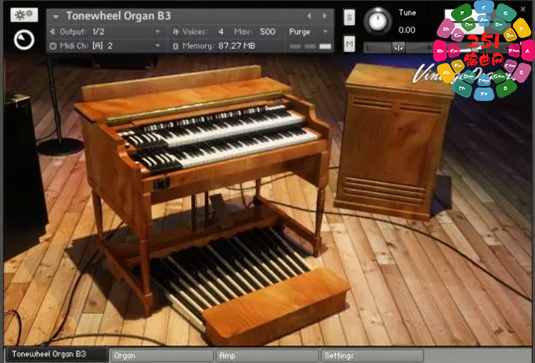 经典管风琴音色 Native Instruments Vintage Organs