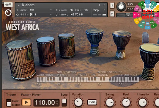 非洲鼓打击乐器 Native Instruments West Africa v1.4.1