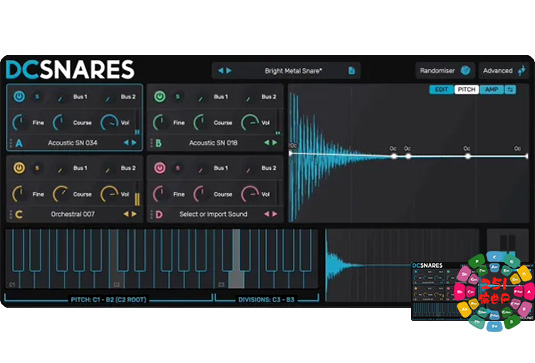 军鼓结构套件 Plugin Boutique DC Snares v1.0.2 MacOS