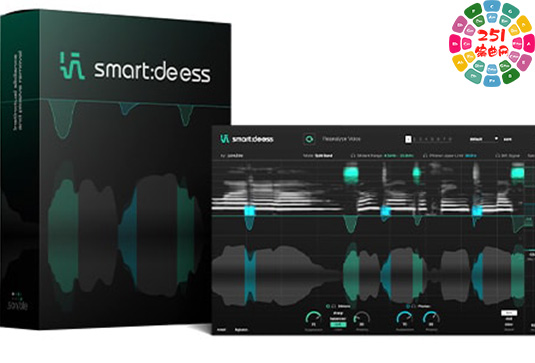 齿音消除器效果插件 Sonible Smartdeess v1.0.2