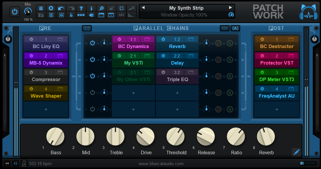蓝猫插件跳线工具 Blue Cat Audio Blue Cats PatchWork v2.68 R2R