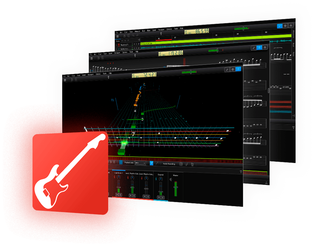 电吉他曲谱辅助练习软件 ToneLib Jam v4.7.8 R2R