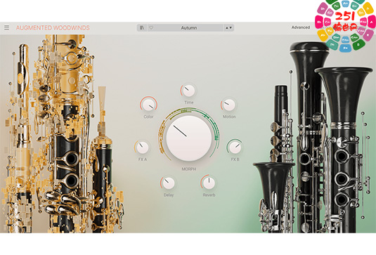 木管乐器混合音源 Arturia Augmented WOODWINDS v1.1.0 MacOS-MORiA