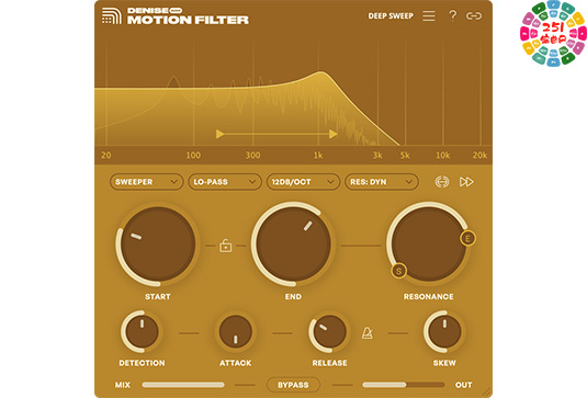动感滤波器 Denise Audio Motion Filter v1.1.0