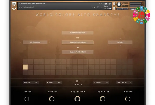 中音卡曼切琴 Evolution Series World Colors Alto Kamanche