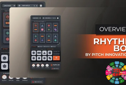 桌面键盘控制节奏音序器插件 Pitch Innovations Rhythm Box v1.0.0 TC Win
