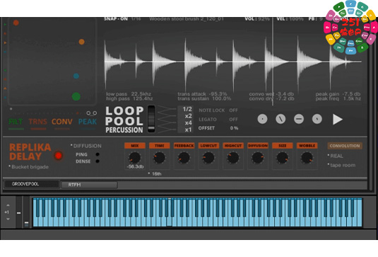 节奏打击乐器循环音色 Sound Dust Loop Pool Percussion