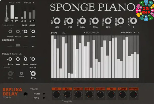 精美的个性钢琴音色 Sound Dust Sponge Piano 2