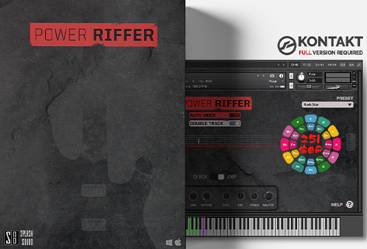 电吉他律动采样音色 Splash Sound Power Riffer
