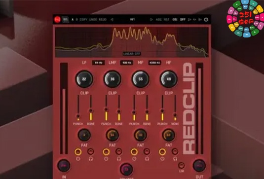 多频段削波插件 W.A. Production RedClip v1.0.0 BUBBiX Win