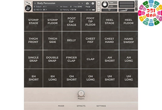 身体打击乐音色 Wavesfactory Body Percussion