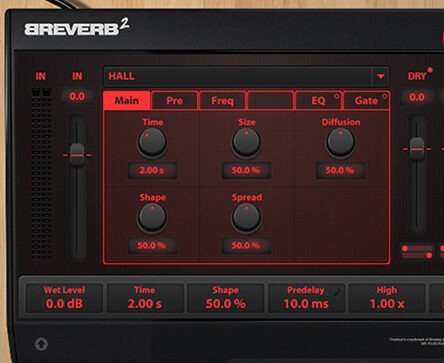 经典算法混响效果器 Overloud BREVERB 2 v2.1.18 MacOS