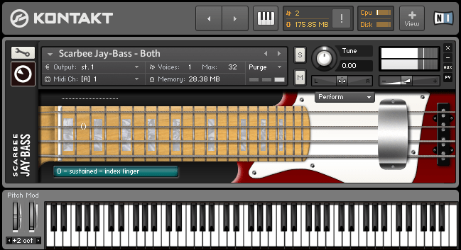 红贝司音源 Native Instruments Scarbee Red Bass
