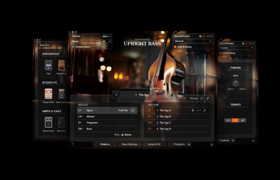 立式原声贝司 Native Instruments Session Bassist Upright Bass