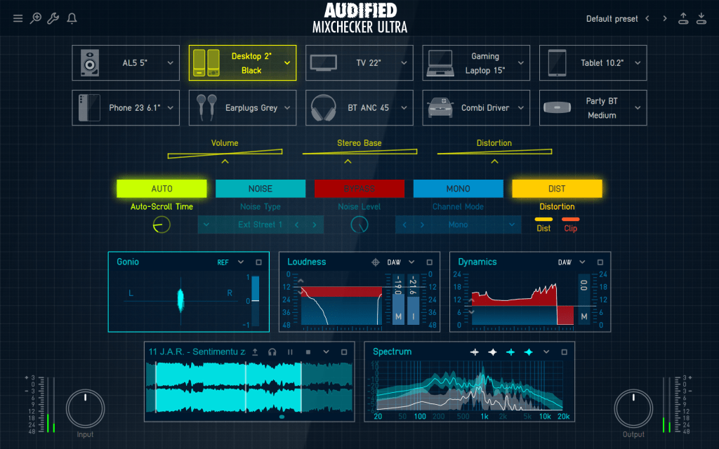终极设备环境声学模拟插件 Audified MixChecker Ultra v1.0.0 R2R Win