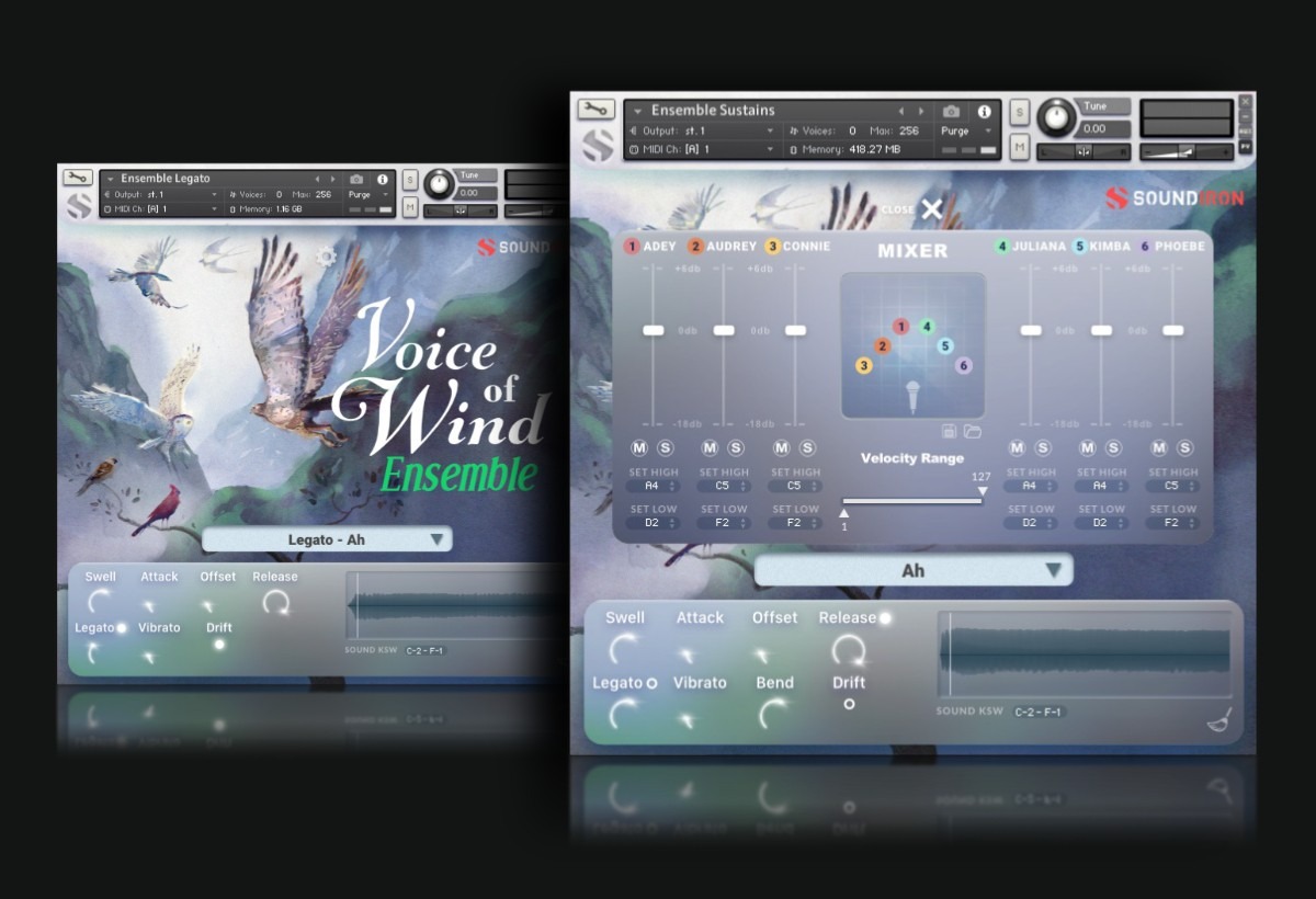 女声独唱音色库套装 Soundiron Voices of Wind Collection