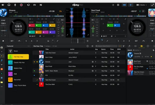 苹果DJ音乐制作软件 Algoriddim djay Pro v5.2.3 MacOS