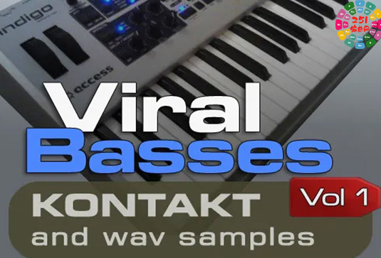 贝斯合成器采样音色 Amazound Samples Viral Basses Vol 1