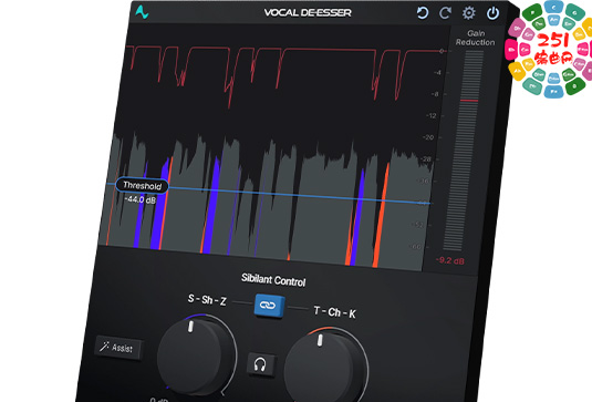 智能齿音消除器 Antares Vocal De-Esser MacOS