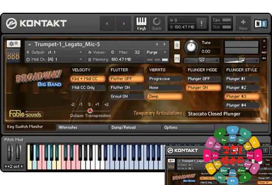 百老汇大乐队迷你连奏版 Broadway Big Band 1.3 Mini-Legato
