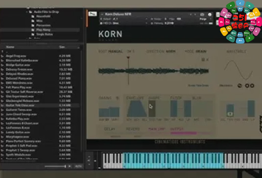 颗粒氛围合成音色库 Cinematique Instruments Korn Deluxe