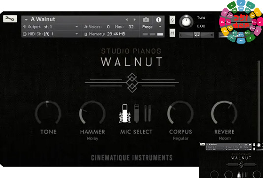 录音室钢琴音色 Cinematique Instruments Studio Pianos