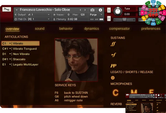 双簧管独奏音色库 Fluffy Audio Francesco Lovecchio Solo Oboe