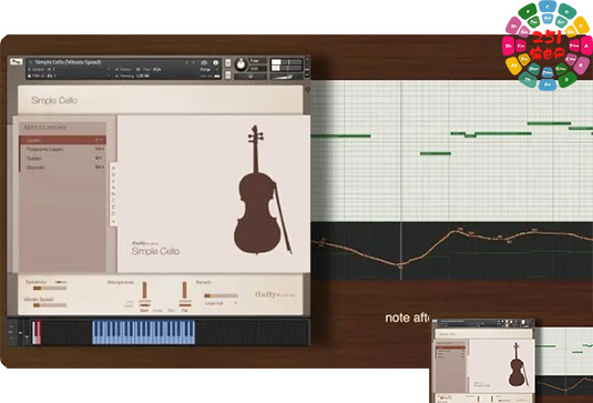 简单大提琴音色库 Fluffy Audio Simple Cello