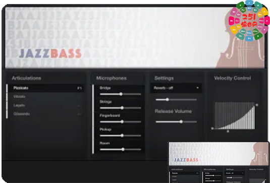 爵士贝司音色库 FluffyAudio Jazz Bass