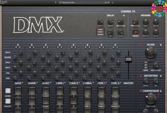 鼓机合成器 GForce DMX v1.1.0 R2R