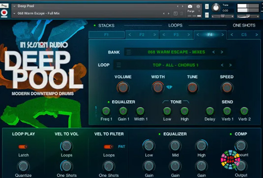 电子节奏鼓Loops音色库 In Session Audio Deep Pool