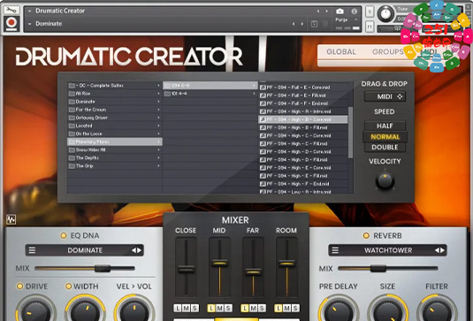 史诗鼓MIDI音源 In Session Audio Drumatic Creator