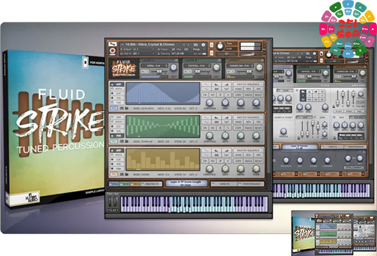 旋律打击乐器音源 In Session Audio Fluid Strike Tuned Percussion