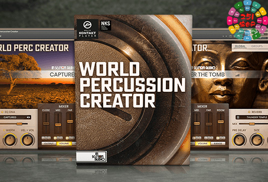 世界民族打击乐MIDI音源 In Session Audio World Percussion Creator