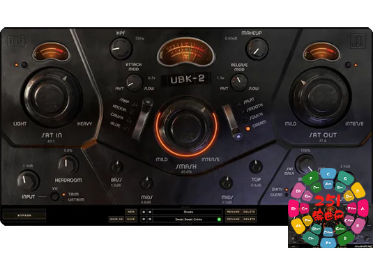 压缩染色效果器 Kush Audio UBK 2 v1.0.0 MacOS-FLARE