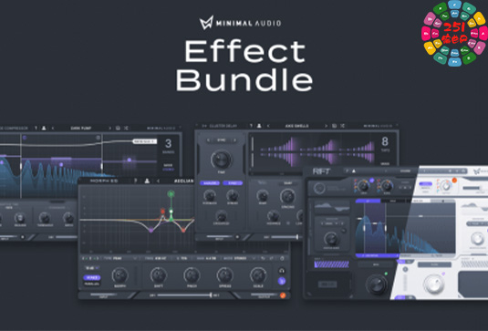 创意混音效果插件套装 Minimal Audio Effects Bundle v2024.8 TCD Win (包含Cluster.Delay Flex.Chorus Fuse.Compressor Hybrid.Filter Morph.EQ Rift Ripple.Phaser Swarm.Reverb)