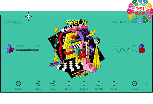 电音House综合音色 Native Instruments Play Series FEEL IT v2.0.0
