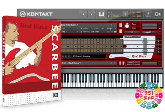 红贝司音源 Native Instruments Scarbee Red Bass