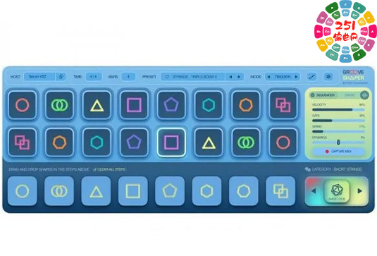 创意节奏音序器 Pitch Innovations Groove Shaper v1.1.2 R2R Win