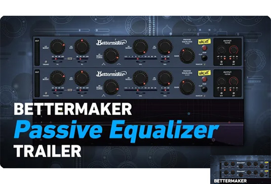 模拟无源均衡器 Plugin Alliance Bettermaker Passive Equalizer v1.0.0 Win