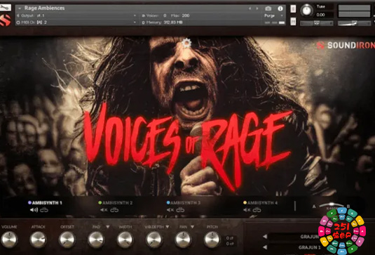 金属核人声音色 Soundiron Voices Of Rage 2