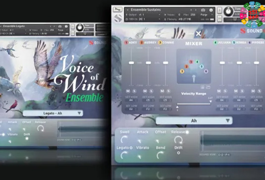 女声独唱音色库套装 Soundiron Voices of Wind Collection