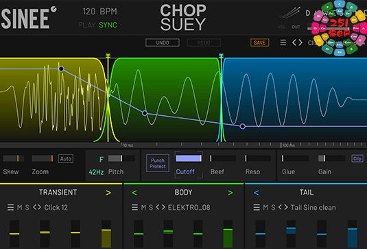 底鼓采样合成器 Tracktion Software SiNEE ChopSuey v1.3 MacOS