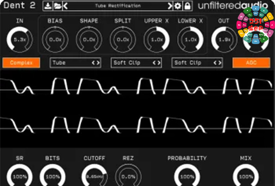 失真效果器 Unfiltered Audio Dent 2 v2.4.1 TC Win