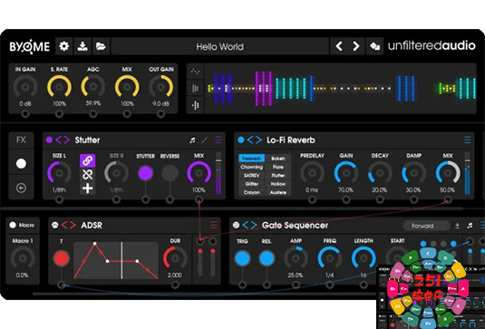 模块化调制效果器 Unfiltered Audio Fault v1.4.1 TC Win