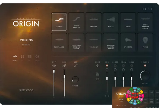 管弦乐队综合音色 Westwood Instruments Novella Origin
