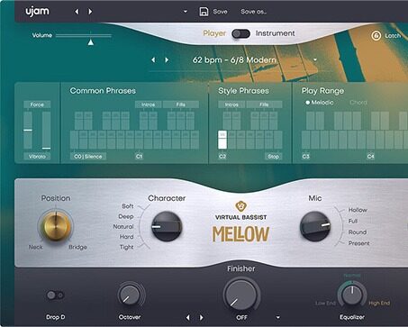 虚拟爵士原声贝斯手音源 UJAM Virtual Bassist MELLOW v2.3.0 R2R Win